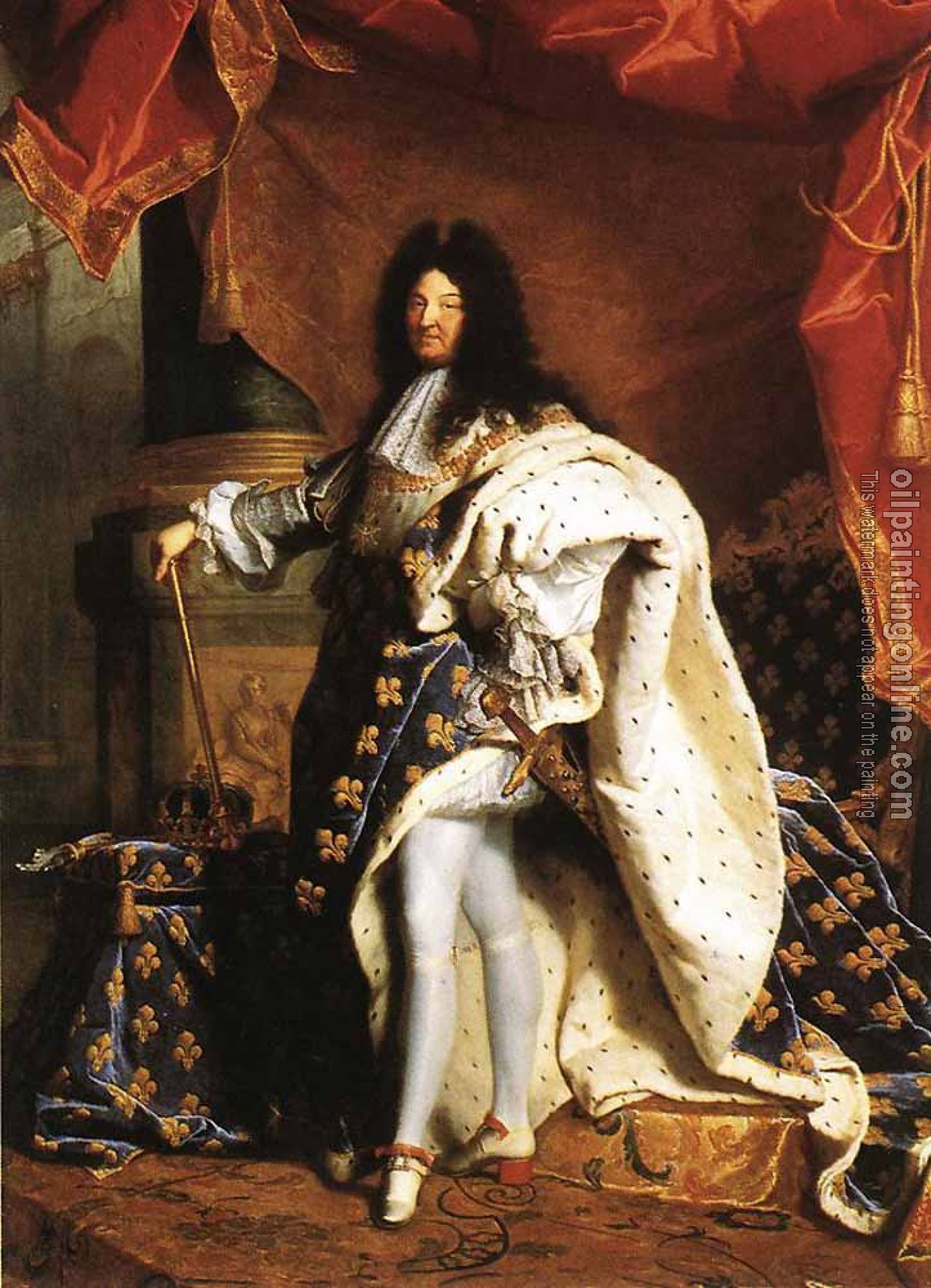 Hyacinthe Rigaud - Portrait Of Louis XIV